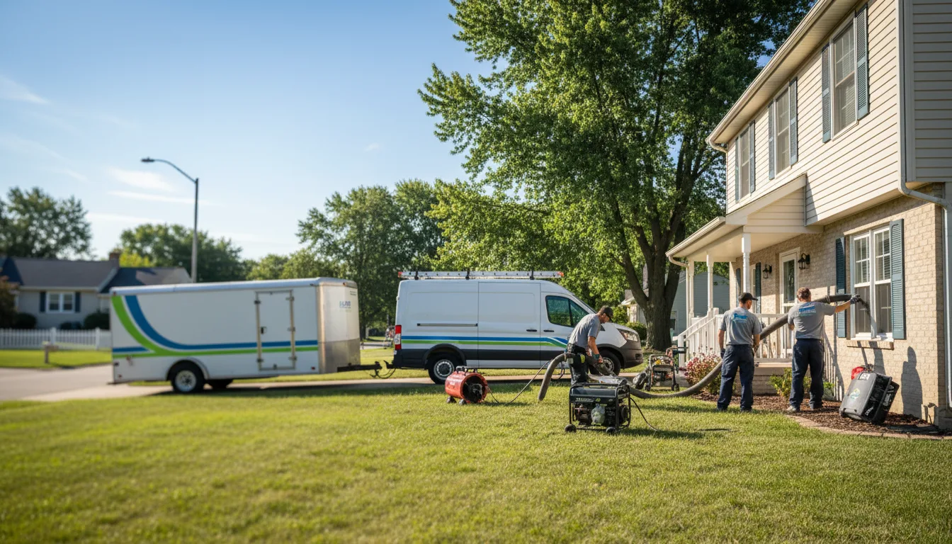 Flooded Basement Restoration And Cleanup With Repair in East Galesburg, IL near me